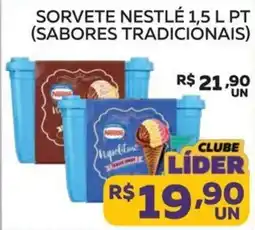 Lider Atacadista Sorvete nestlé 1,5 l pt (sabores tradicionais) oferta