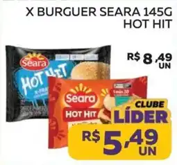 Lider Atacadista X burguer seara hot hit oferta