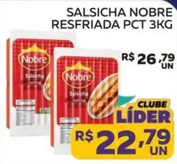 Lider Atacadista Salsicha nobre resfriada pct oferta