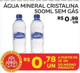 Lider Atacadista Água mineral cristalina oferta