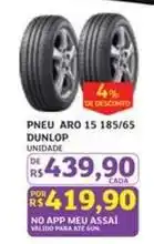Assaí Atacadista Dunlop - pneu aro 15 185/65 oferta