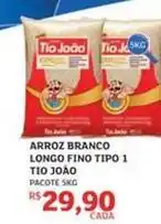 Assaí Atacadista Tio joão - arroz branco longo fino tipo 1 oferta