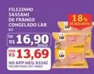 Assaí Atacadista Lar - filezinho sassami de frango congelado oferta