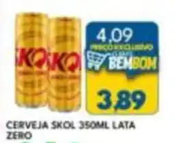Rancho Bom Supermercados Cerveja skol zero oferta