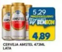 Rancho Bom Supermercados Cerveja amstel lata oferta