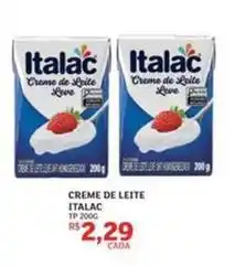 Assaí Atacadista Italac - creme de leite oferta