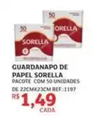 Assaí Atacadista Sorella - guardanapo de papel oferta