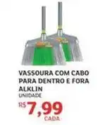 Assaí Atacadista Alklin - vassoura com cabo para dentro e fora oferta