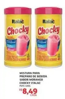 Assaí Atacadista Italac - mistura para preparo de bebida sabor morango chocky oferta