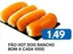 Rancho Bom Supermercados Pão hot dog rancho oferta