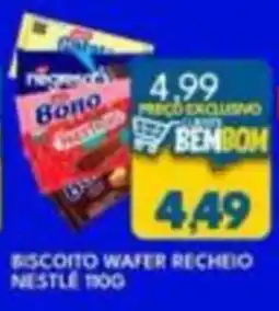 Rancho Bom Supermercados Biscoito wafer recheio oferta