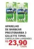 Assaí Atacadista Gillette - aparelho de barbear prestobarba 3 oferta