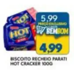 Rancho Bom Supermercados Biscoito recheio parati hot cracker oferta