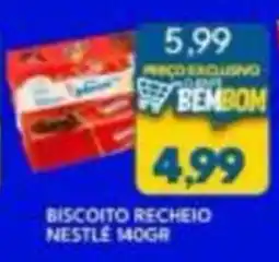 Rancho Bom Supermercados Biscoito recheio nestlé 140gr oferta
