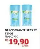 Assaí Atacadista Secret - desodorante tipos oferta