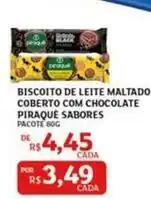Assaí Atacadista Sabores - biscoito de leite maltado coberto com chocolate oferta