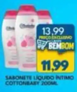 Rancho Bom Supermercados Sabanete liquido intimo cottonbaby oferta