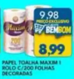 Rancho Bom Supermercados papel toalha maxim i oferta