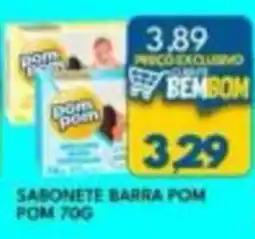Rancho Bom Supermercados Sabonete barra pom pom oferta