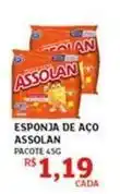 Assaí Atacadista Assolan - esponja de aco oferta