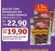 Assaí Atacadista Davaca - queijo tipo parmesao em cilindro oferta