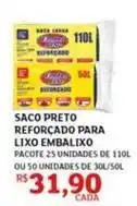 Assaí Atacadista Embalixo - saco preto reforçado para lixo oferta