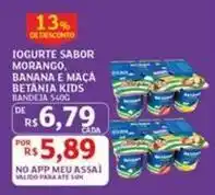 Assaí Atacadista Sabor - iogurte sabor morango, banana e maca oferta