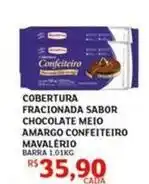 Assaí Atacadista Mavalério - cobertura fracionada sabor chocolate meio amargo confeiteiro oferta