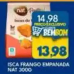 Rancho Bom Supermercados Isca frango empanada oferta