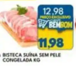 Rancho Bom Supermercados Bisteca suina sem pele oferta