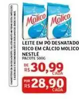 Assaí Atacadista Molico - leite em po desnatadorico em calcio oferta