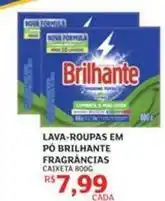 Assaí Atacadista Brilhante - lava-roupas em pó fragrâncias oferta