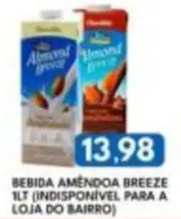 Rancho Bom Supermercados Bebida amêndoa breeze oferta