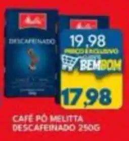 Rancho Bom Supermercados Café pô melitta descafeinado oferta