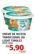 Assaí Atacadista Tirolez - creme de ricota tradicional ou light oferta