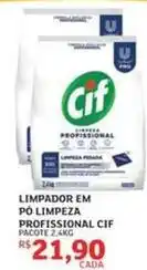 Assaí Atacadista Cif - limpador em pó limpeza profissional oferta