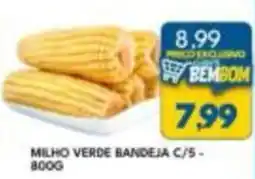 Rancho Bom Supermercados milho verde bandeja c/5 oferta