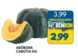 Rancho Bom Supermercados abóbora cabotia kg oferta