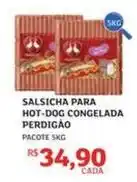 Assaí Atacadista Perdigão - salsicha para hot-dog congelada oferta