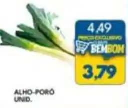 Rancho Bom Supermercados alho-poró oferta