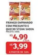 Assaí Atacadista Sadia - frango empanado com presunto e queijo steak oferta