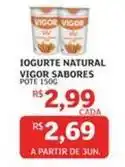Assaí Atacadista Vigor - iogurte natural oferta