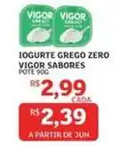 Assaí Atacadista Vigor - iogurte grego zero oferta