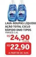 Assaí Atacadista Omo - lava-roupas liquido acão total oferta