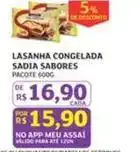 Assaí Atacadista Sadia - lasanha congelada oferta