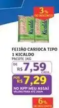 Assaí Atacadista Kicaldo - feijão carioca tipo 1 oferta