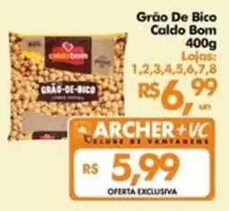 Supermercados Archer Grão de bico caldo bom oferta