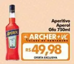 Supermercados Archer Aperol oferta