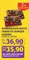 Assaí Atacadista Aurora - hamburguer misto faroeste burger oferta