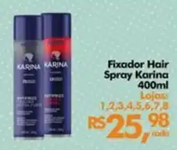 Supermercados Archer Fixador hair spray karina oferta